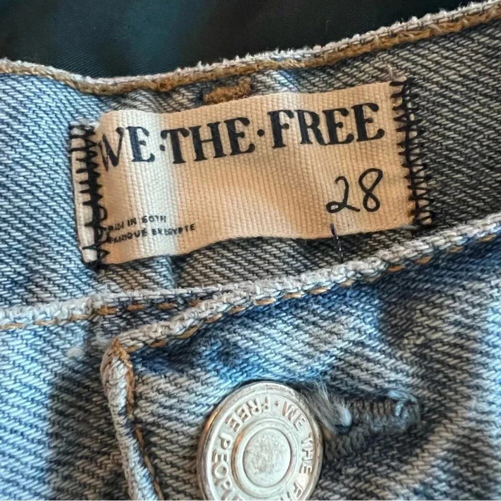 Free People We The Free 90's Short Mid Rise Jean Shorts - Picture 6 of 6